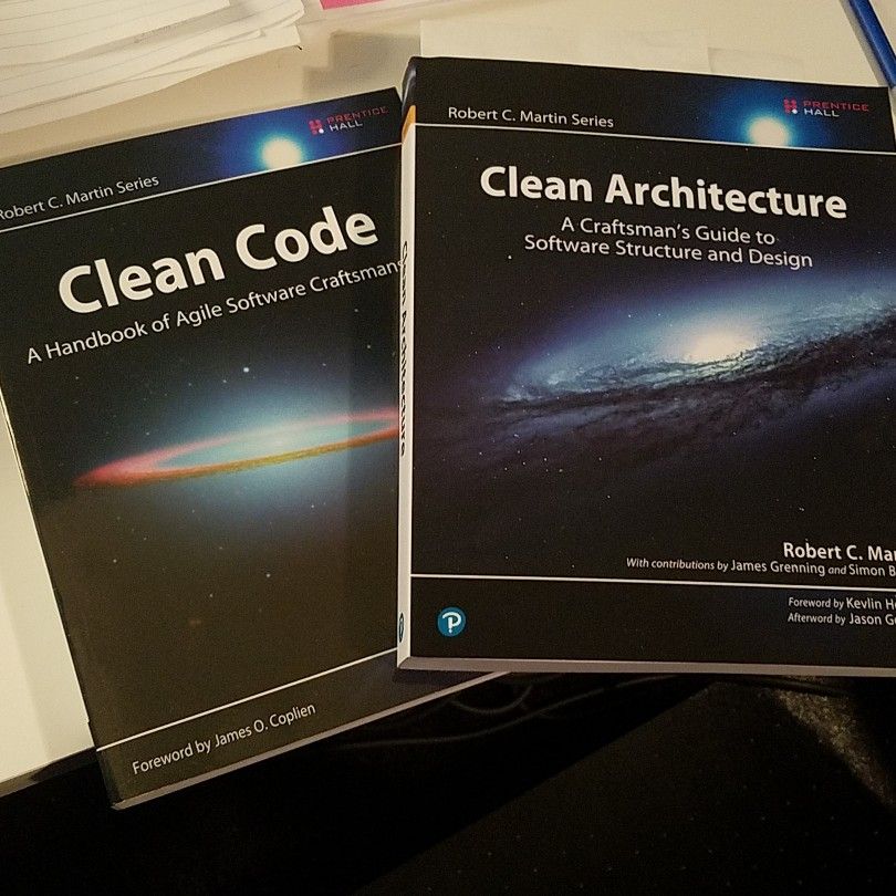 clean code and clean architecture books
